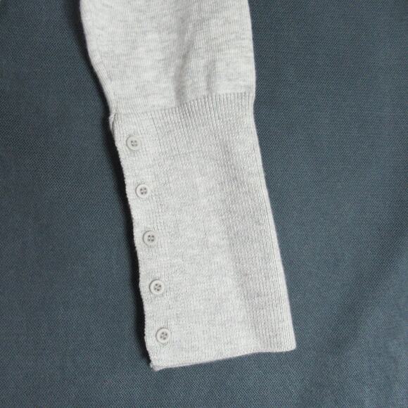 Cotton On Cardigan Womens Medium Gray Knit Sweater Preppy School Girl Soft - Picture 2 of 8